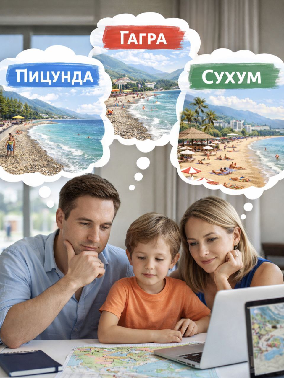 Едете в Абхазию впервые? Как выбрать место для отдыха