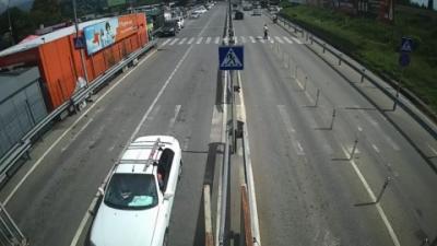 Псоу и граница — Въезд на КПП из Абхазии: снимок с веб-камеры